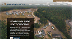 Desktop Screenshot of marathon-gold.com